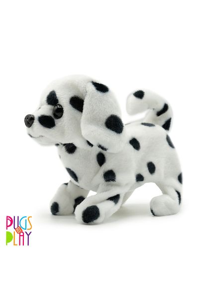 Pugs At Play Walking Spotty 6.5-Inches, Battery Operated