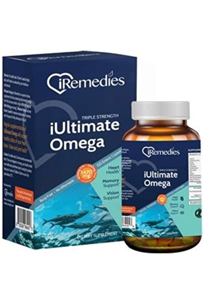 iremedies كبسولات أوميجا 1400 مجم 120 كبسولة