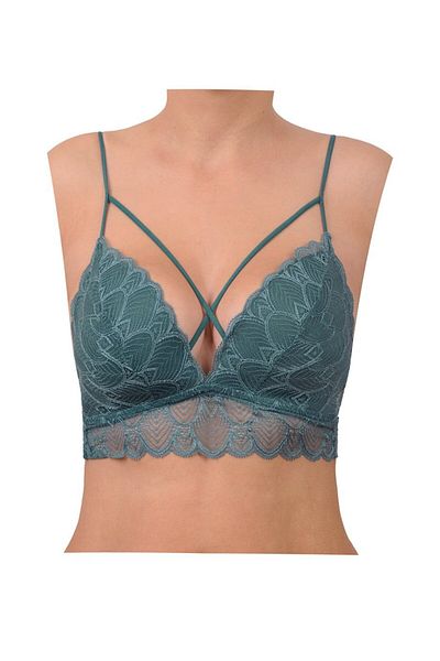 HAREM SUARE Mozi Bralet Petrol Albastru