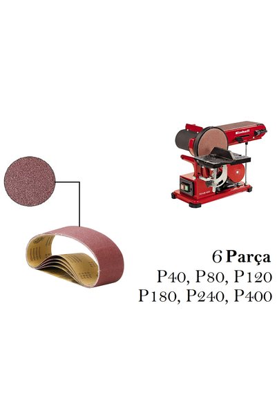 Venoa Einhell Tc Us 400 Uyumlu Bant Zımpara Kağıdı 6 Parça