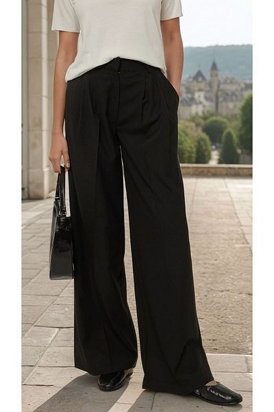 Hiccup Pantaloni plisați cu picioare largi