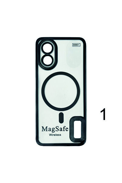 Nettech Oppo A38 Uyumlu Round Silikon Seri Arka Koruma Kılıf - Çeşitli Renk