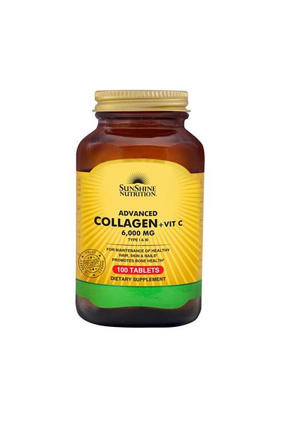 SUNSHINE N Advanced Collagen+Vit C Tab 100'S