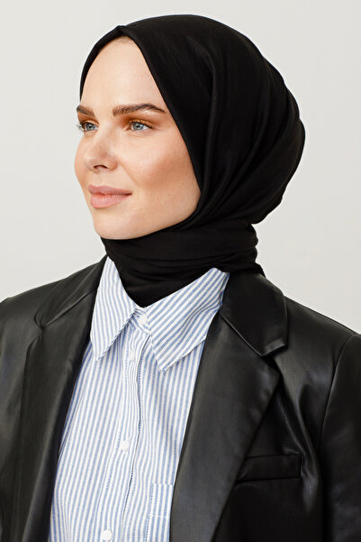 VALORSCARF Black Cotton Scarf Women's Shawl
