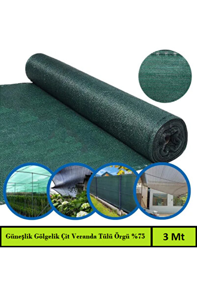 Venoa Bahçe Çit Fileli Örtü Güneş Koruyucu Gölgelik 100x300 Cm