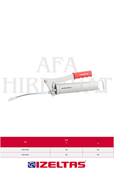 İzeltaş Gres Pompası 300 cc (Kaval Borulu) / 6230 26 0300