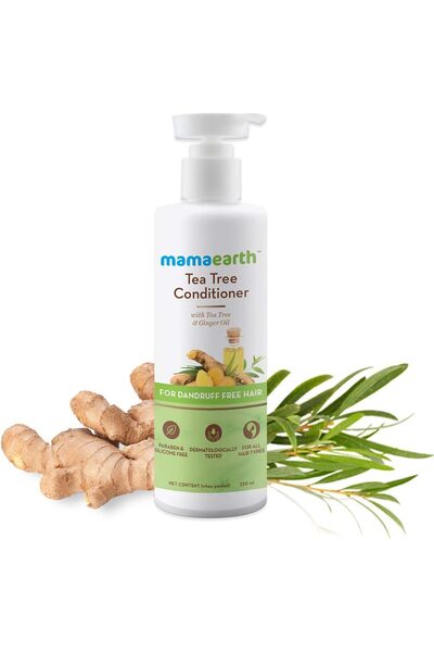 Mamaearth Tea Tree Conditioner For Dandruff Free Hair With Tea Tree & Ginger Oil, 250 Ml