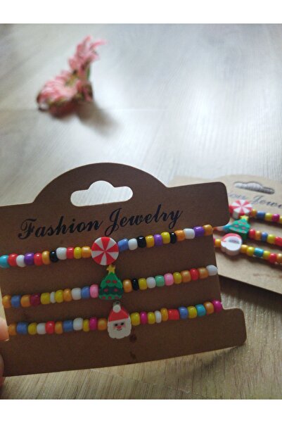 Şans Bileklik 3 Adet Rengarenk 2025 Bileklikleri