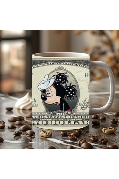 Evion Cartoon Characters Within Dollar 3D Print Porcelain Mug Mug - Gift Mug - Printed Mug