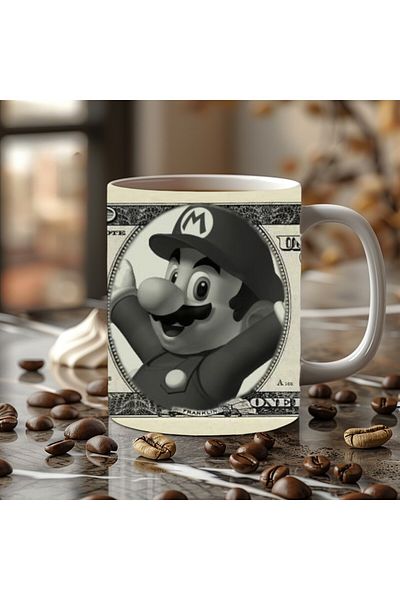 Evion Cartoon Characters Within Dollar 3D Print Porcelain Mug Mug - Gift Mug - Printed Mug