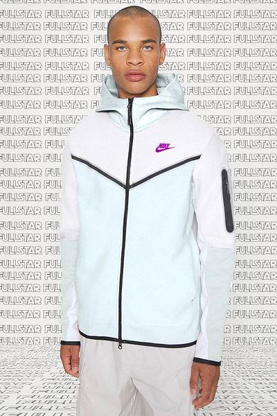 Nike Sportswear Tech Fleece Hanorac cu glugă cu fermoar complet Albastru
