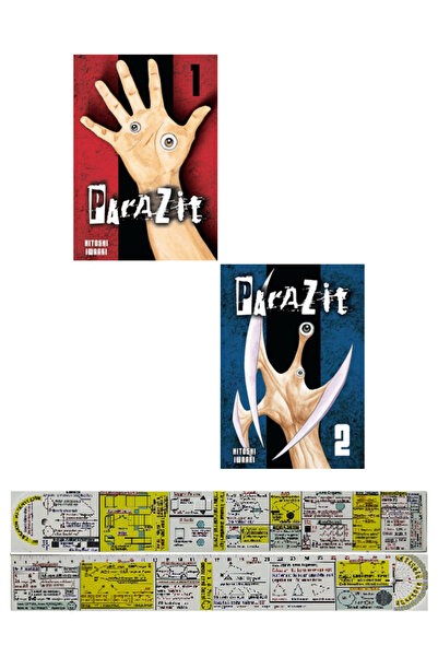 Kayıp Kıta Yayınları Parazit 1-2. Ciltler Manga Seti + Mat. Öğreten Cetvel