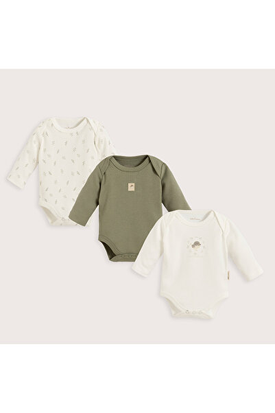 Chakra Winterland 3'lü Body Set EKRU/MINT