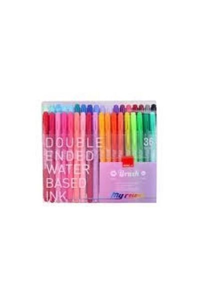 Dong-A My Color Brush Çift Uçlu Keçeli Kalem 36lı