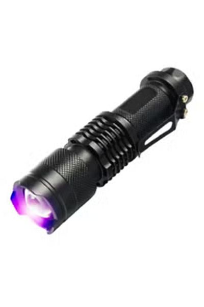 Generic UV Marker Checker Flashlight Black