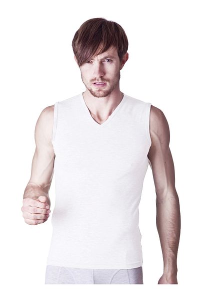 Dono 1235 Ανδρικός αθλητής Lycra V-neck