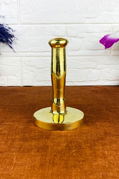 Tiesa Home European Type Brass Casting Round Meat Tattoo Smoothing Apparatus and Gavel