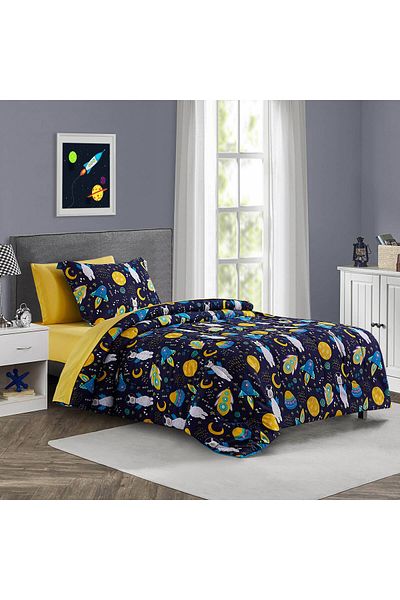 Orange Bed & Bath JCP | Small Single Duvet Set 5 Pieces - Navy