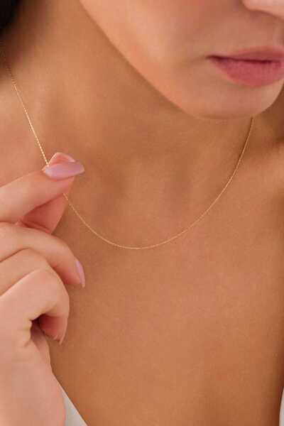 Zeynepli gold & jewelry 14 Ayar Altın Forse Zincir Kolye