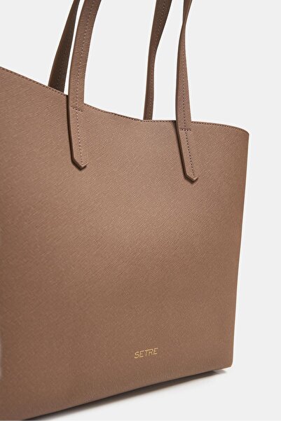 Setre Сумка з довгими ручками темно-бежевого кольору