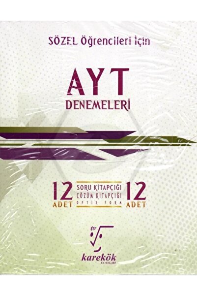 Karekök Yayınları AYT DENEME SÖZEL 12 Lİ