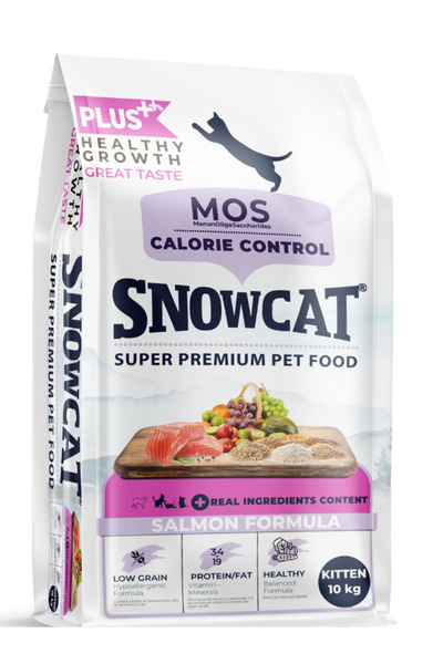 Snow Cat Plus Düşük Tahıllı Yavru Somonlu Kedi Maması 10 Kg