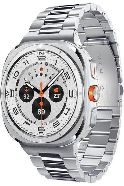 Spigen Modern Fit 316L Stainless Steel band for Samsung Galaxy Watch ULTRA Band Strap 47mm - Silver