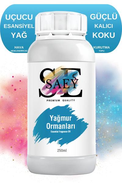 SAEY Yağmur Ormanları Esansiyel Uçucu Koku Yağ Buhurdanlık Yağı Difüzör Esans...