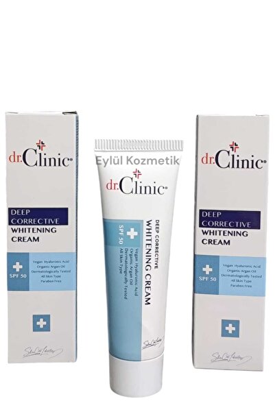 Clinic كريم دكتور كلينيك لتبييض البشرة بعمق 50 مل * 3 قطع