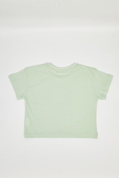 Chandraswear Girl's Crop Tshirt Green - Aleyna
