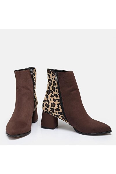 37Numara BÜYÜK  NUMARA KADIN BOT 41-42-43-44-KAHVERENGİ SÜET