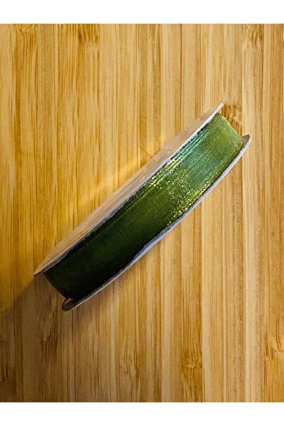 Öztürk Organza (organze) Kurdele 1cm x 25metre 1 Adet. Renk: 72 Yeşil.