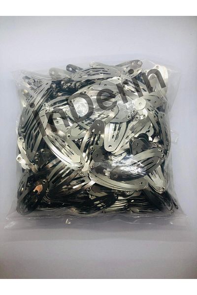 İnDerin Domestic Manufacture - Metal Snap Clasp (5cm), 100 Pieces, a Quality
