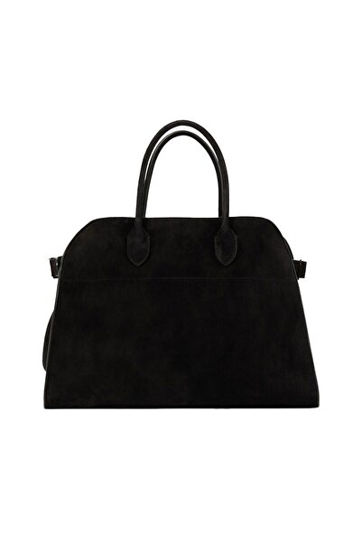 BAHELS Dámská virová černá velká semišová taška