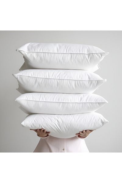 İzgi Concept 4 Nonwonen Pillows Ecotouch 100% Silicone Filled |   Ultra Soft |   50X70 cm |   Vacuum / Rollpack