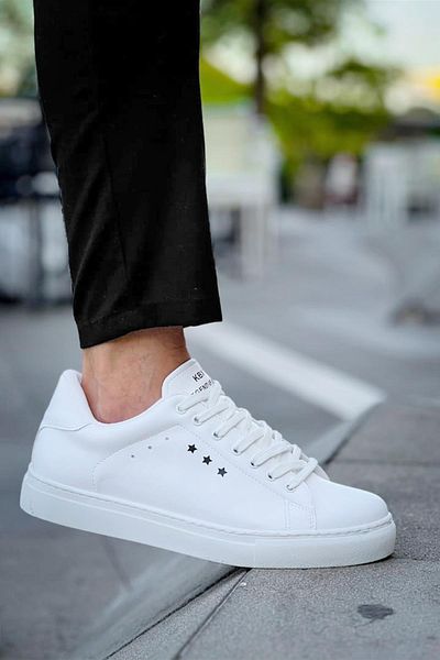 Ayakkabı Fuarı Tenis clasic pentru bărbați - Elite BtnTTK01C alb