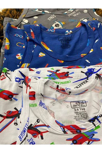 DUBAİ ÇOCUK 2-pack Boys Undershirt