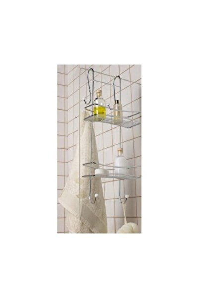 Kitchen Store 2 Katlı Asılabilir Duşakabin Rafı Küvet Banyo Rafı As Kullan