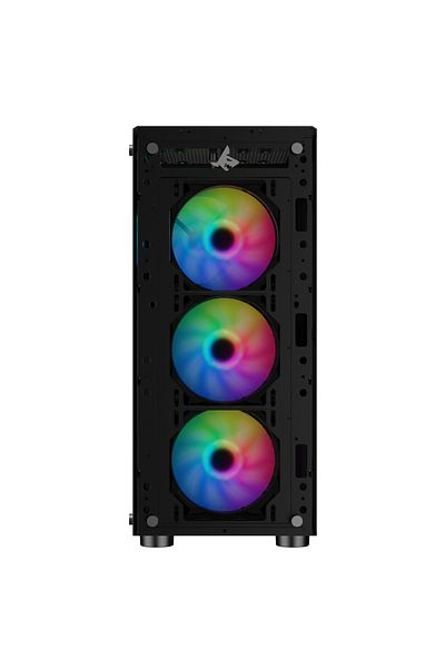 SHARX CASE (Z-200) ZEPHYR ARGB ATX Mid Tower, 4x120mm Fans,Tempered Glass,Type C Dongle,USB 3.0/2.0.