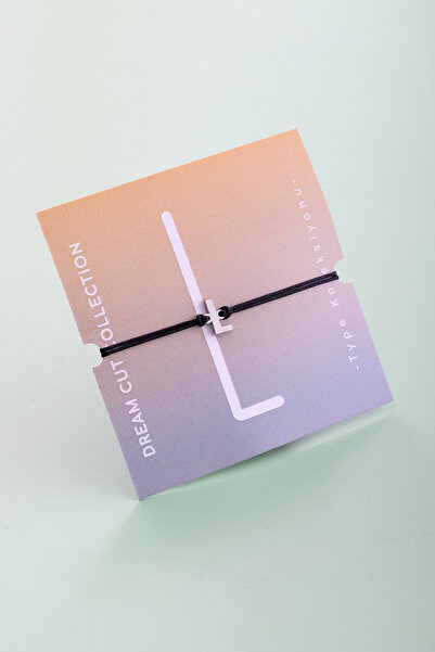 Dream Cut Collection L Letter Dream Cut Bracelet - Red