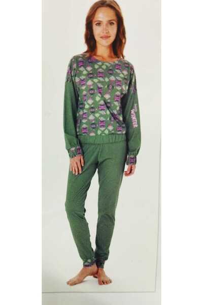 Pijadore Cotton Sports Pajama Suit with Elastic Sleeves