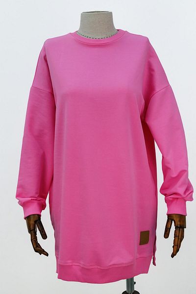 LOCCO Ροζ Casual Tunic - Γυναικείο, Λεπτομέρεια έμβλημα