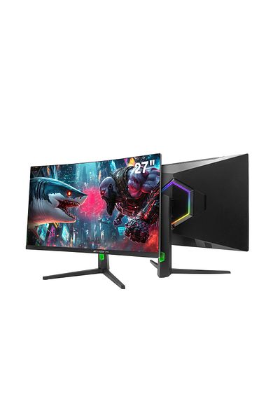SHARX Gaming Monitor(27F200VC) 27",OD 200Hz,0.3ms,Curved VA,FHD,2.1HDMI,Fixed Stand,RGB Backlight