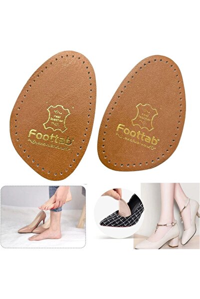 ipekbazaar Kahve Ayakkabı Küçültme Pedi, Deri, Yüksek Topuklu Stiletto Ayakkabı Kaydırmaz Tabanlığı, 1 Çift