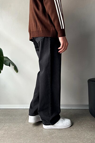 Flaw Wear Premium Wash Μαύρο Φαρδύ Τζιν