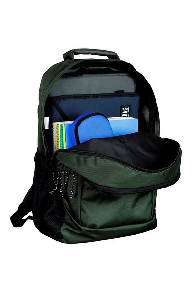 Jacbag Neo Three-Eyed Παιδικό Εφηβικό Χακί Πράσινο Σακίδιο Πλάτης - Ανδρικό