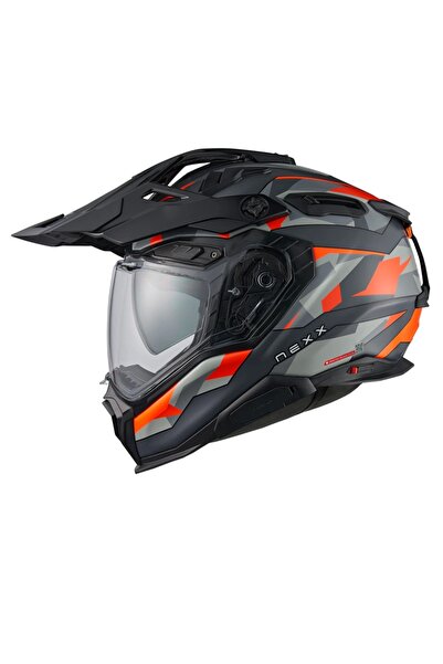Nexx X.WED 3 TRAILMANIA MAT GRİ-TUTUNCU KASK