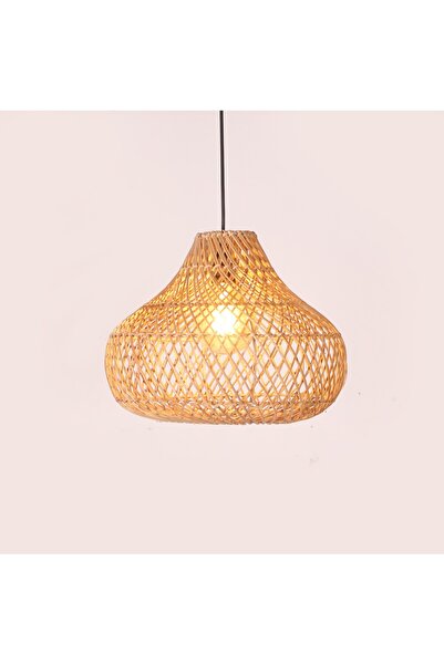 Mylamp YASU Doğal Rattan Avize 35x30 cm