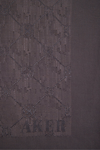 Aker Antrasit 90x90 Koza Eşarp