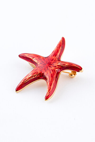 Sortie Aksesuar Deniz Yıldızı Figürlü Broş
